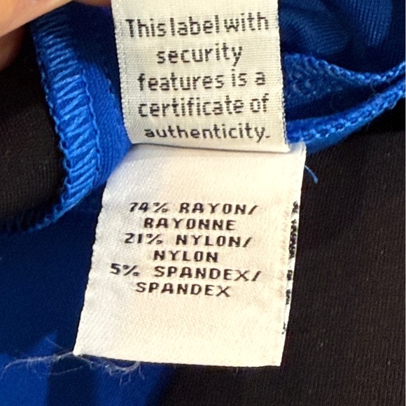 NWT Women’s DIANE VON FURSTENBERG Black/blue Blue Diamond Autumn dress- Size 12 - Picture 9 of 10